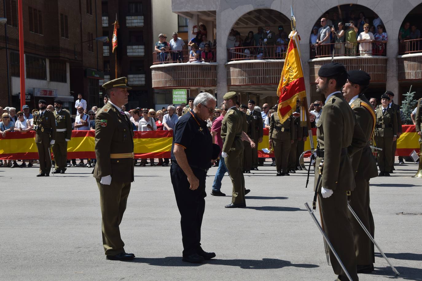 Jura de bandera en Guardo