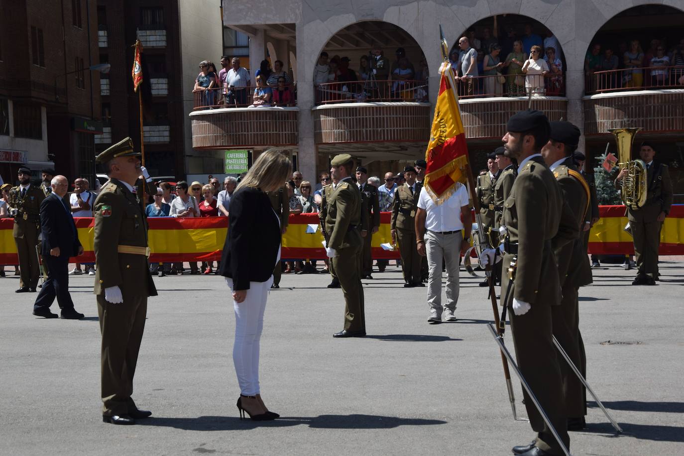 Jura de bandera en Guardo