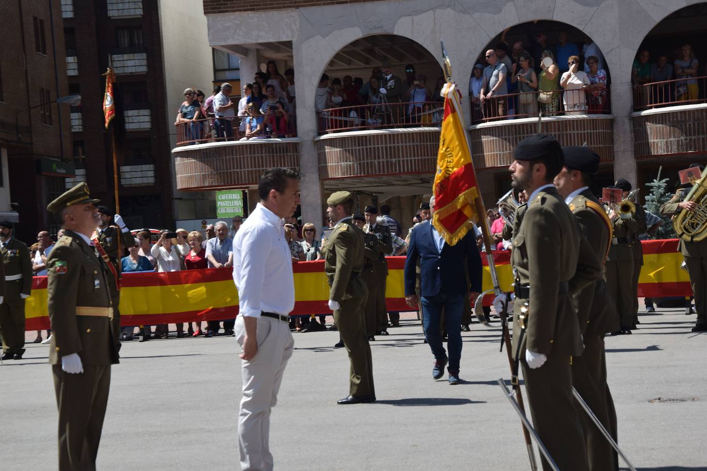 Jura de bandera en Guardo