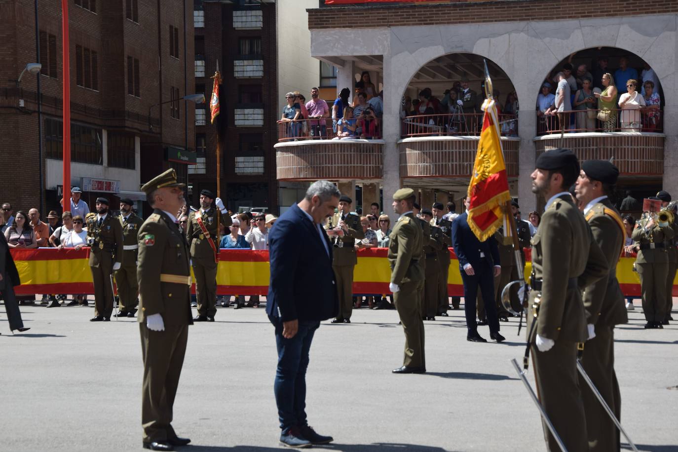 Jura de bandera en Guardo