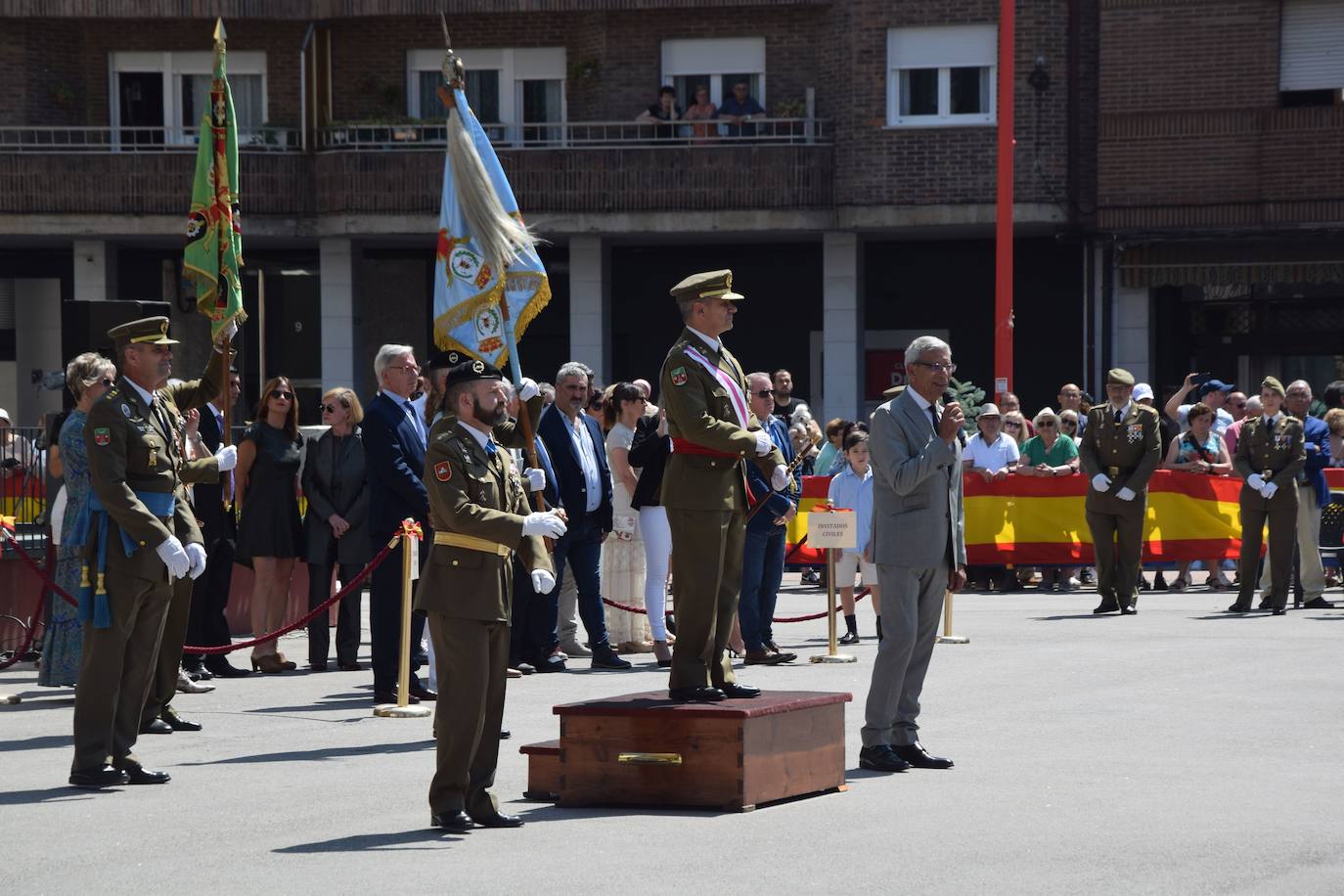 Jura de bandera en Guardo