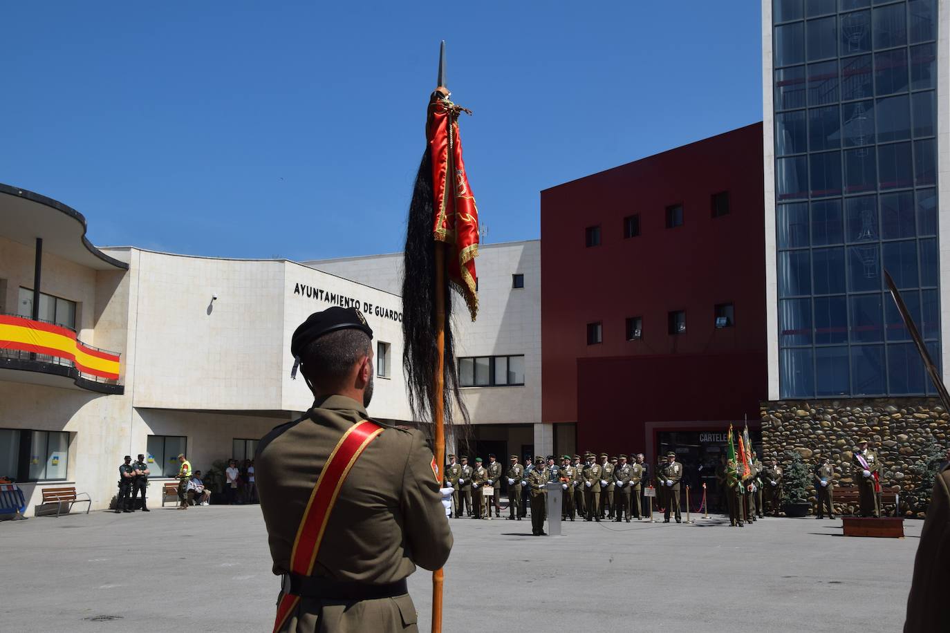 Jura de bandera en Guardo