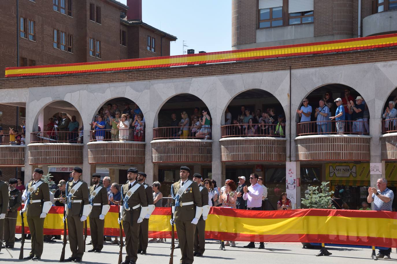 Jura de bandera en Guardo