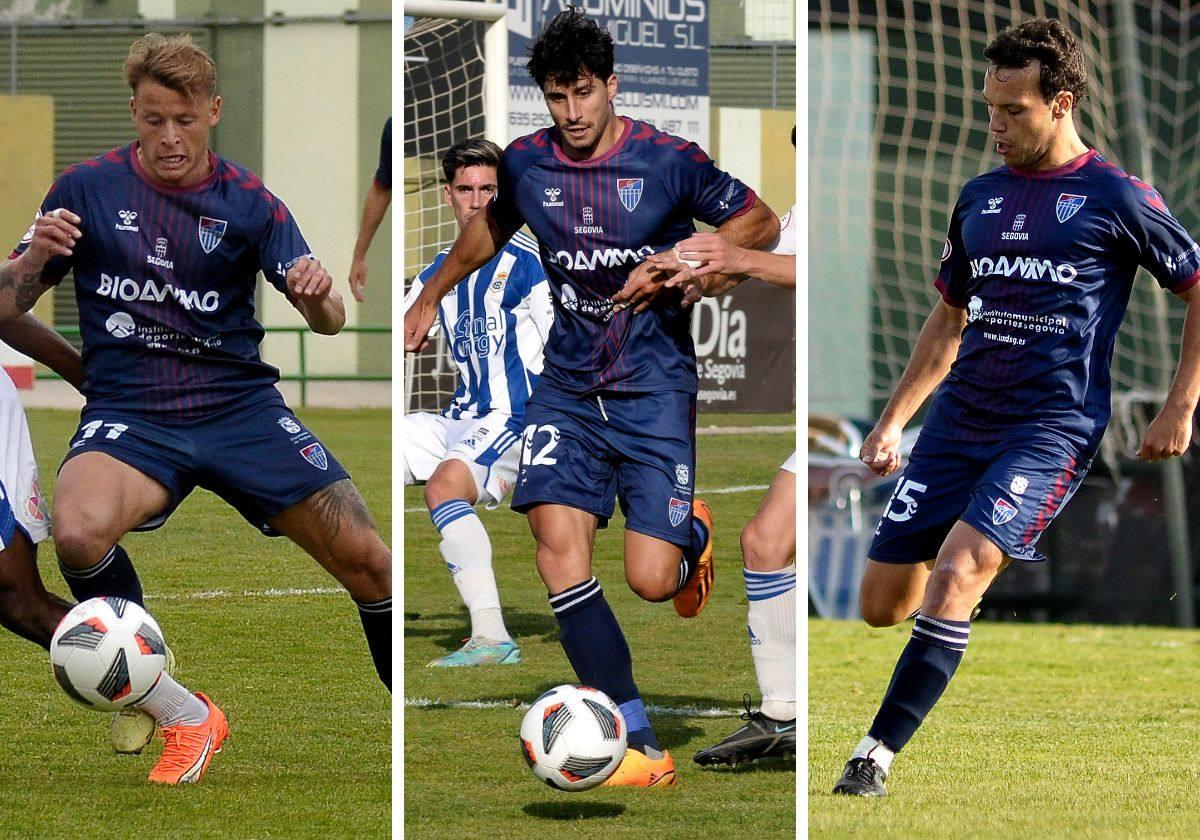 Borao, Pedro Astray y Óscar de Frutos, tres de los protagonistas del mercado de la Segoviana.