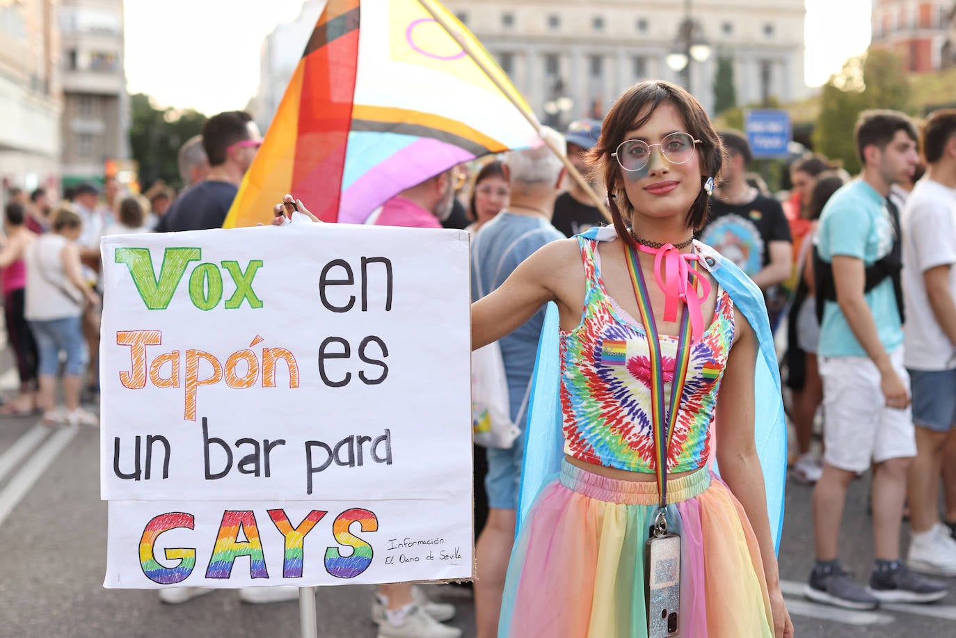 La manifestación de la comunidad LGTBIQ+, en imágenes