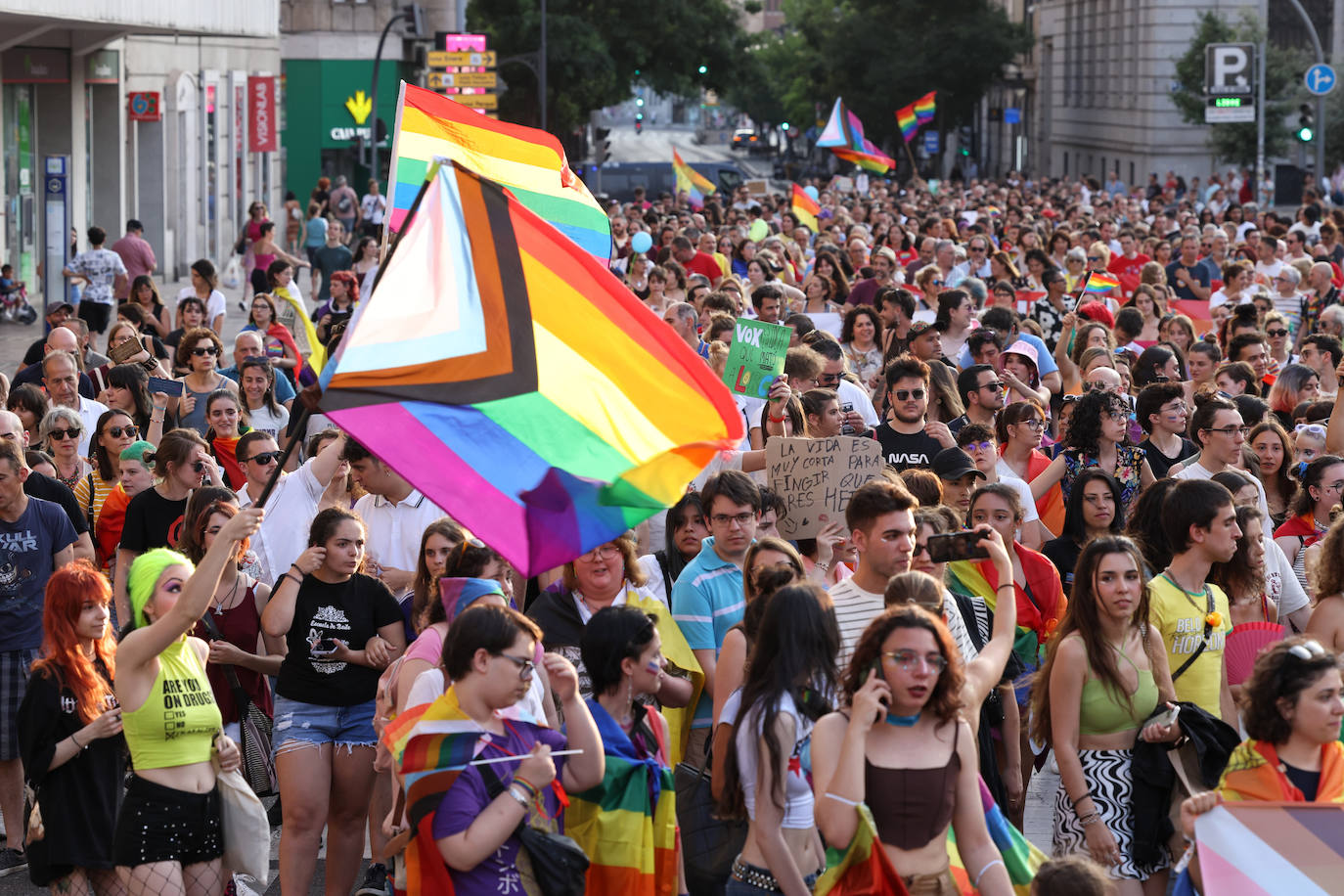 La manifestación de la comunidad LGTBIQ+, en imágenes