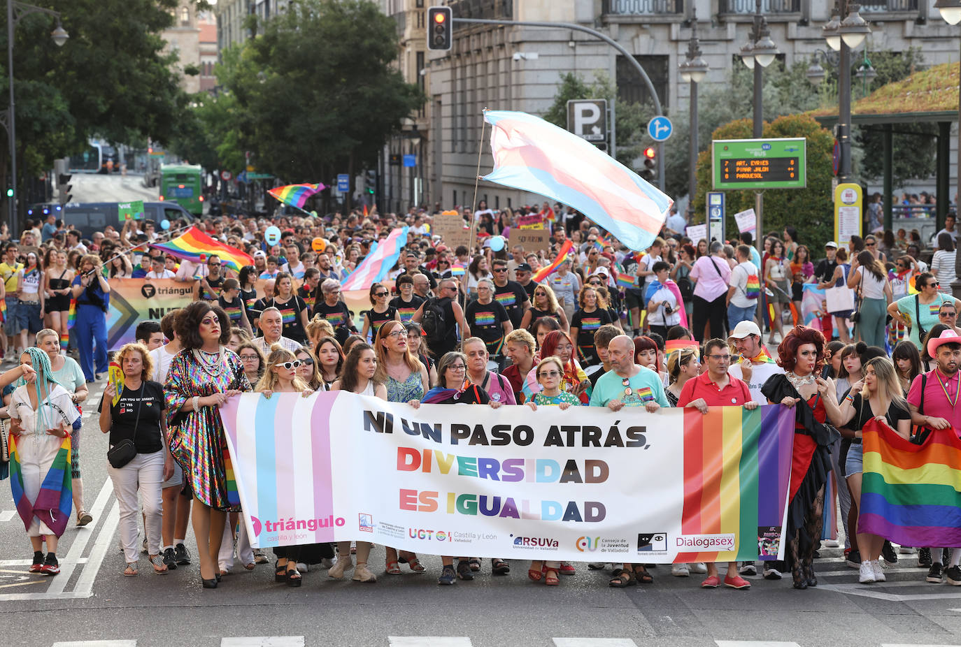 La manifestación de la comunidad LGTBIQ+, en imágenes