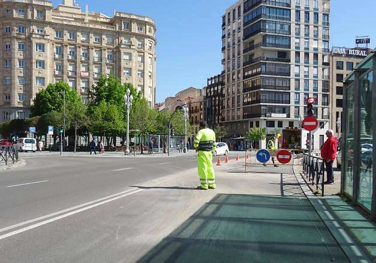 La Plaza Zorrilla permanecerá cortada con motivo de una manifestación.