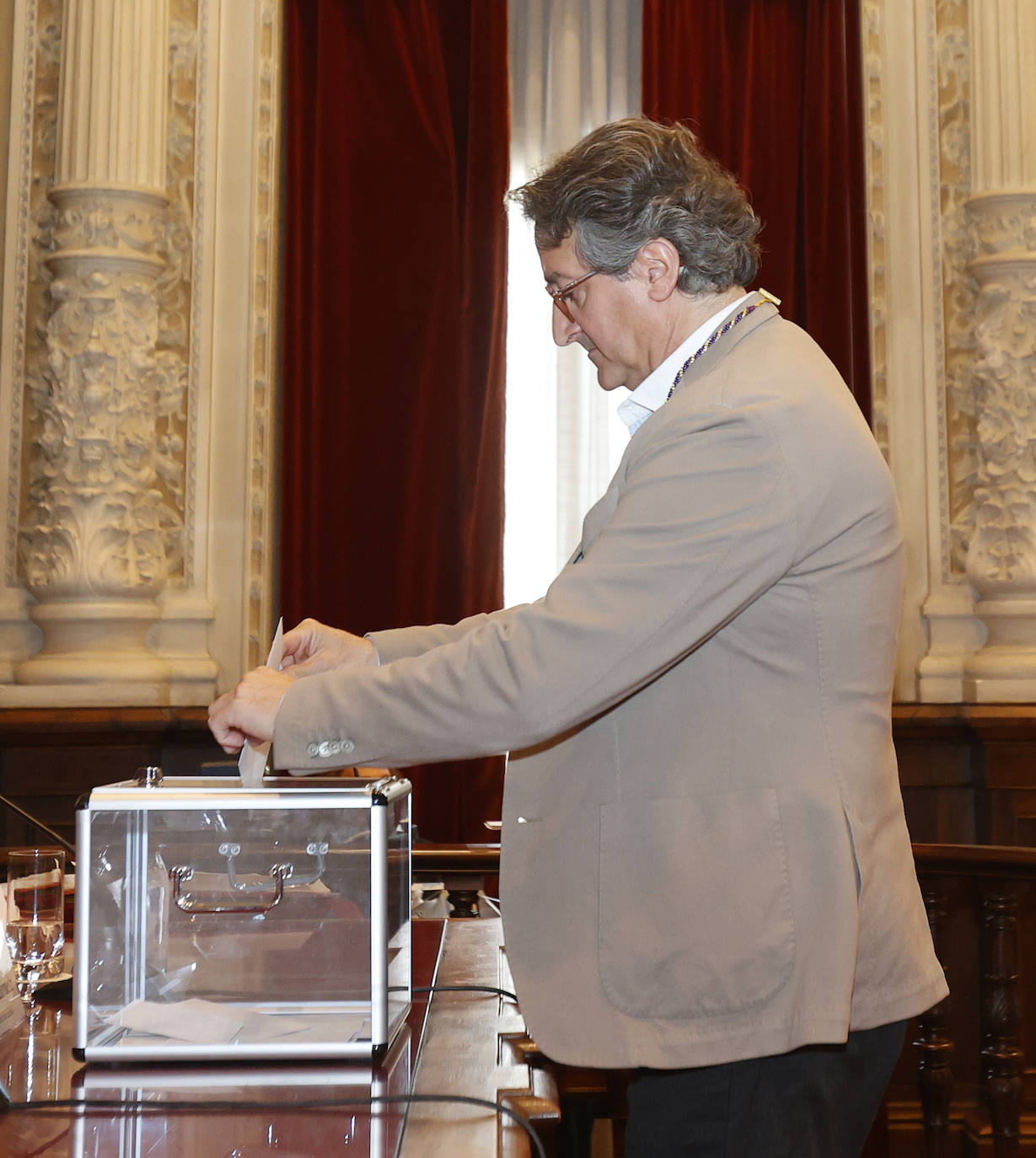 Así han votado los 25 diputados provinciales de Palencia