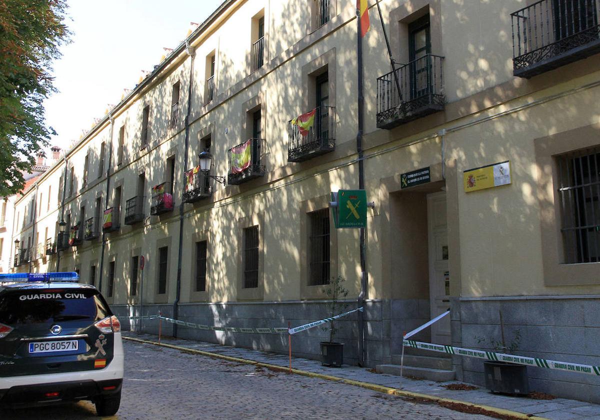 Cuartel de la Guardia Civil en el Real Sitio de San Ildefonso.