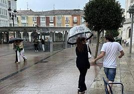 Tormenta en Burgos en una imagen de archivo.
