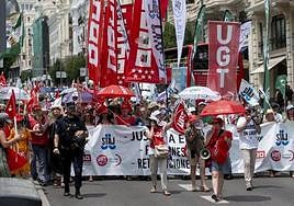 Manifestación de CCOO
