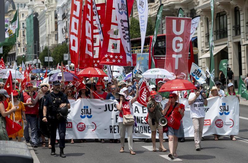 Manifestación de CCOO