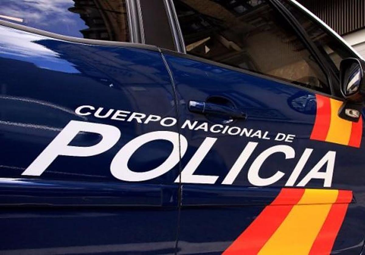 Vehículo de la Policía Nacional.