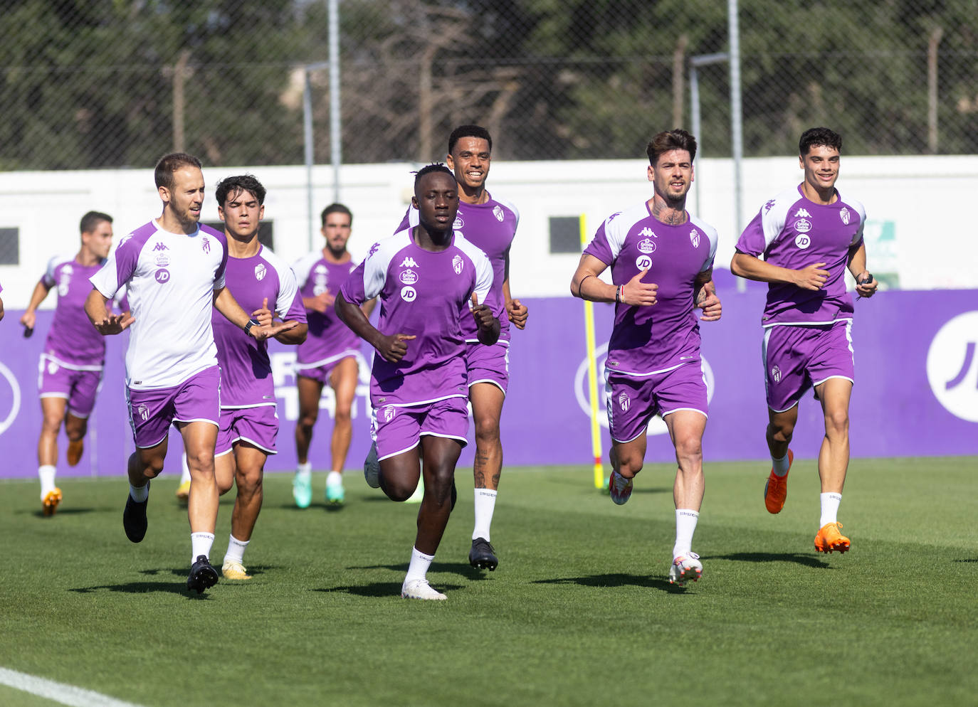 Primer entrenamiento de la pretemporada del Real Valladolid