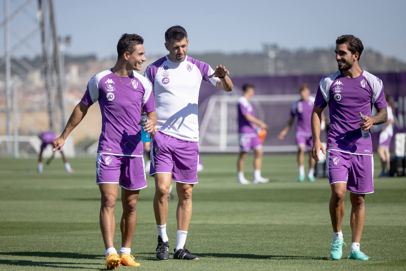 Primer entrenamiento de la pretemporada del Real Valladolid