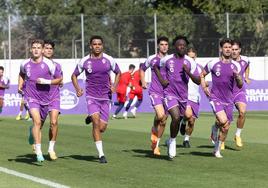 Primer entrenamiento de la pretemporada del Real Valladolid