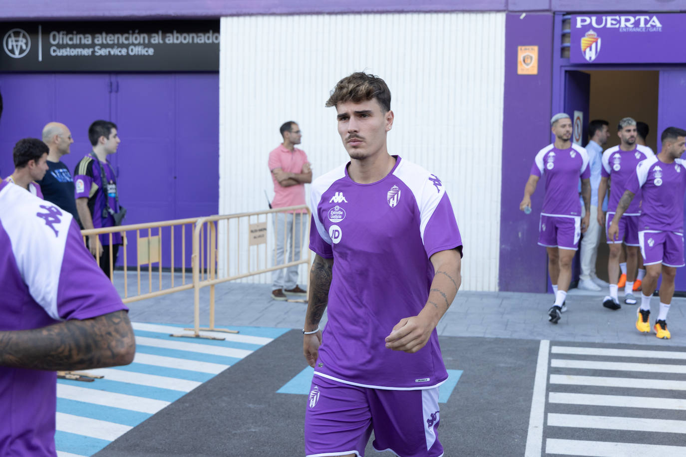 Primer entrenamiento de la pretemporada del Real Valladolid