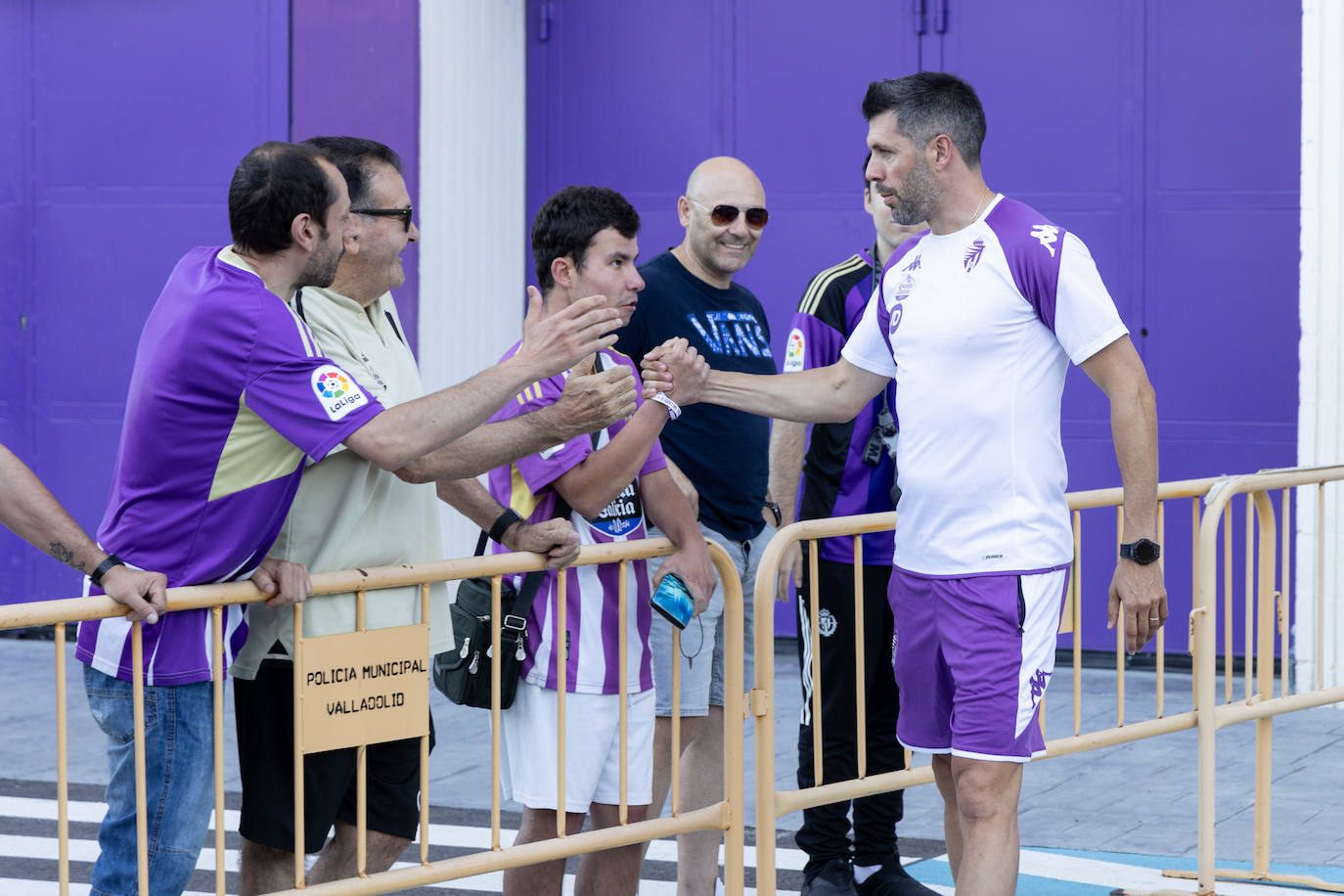 Primer entrenamiento de la pretemporada del Real Valladolid