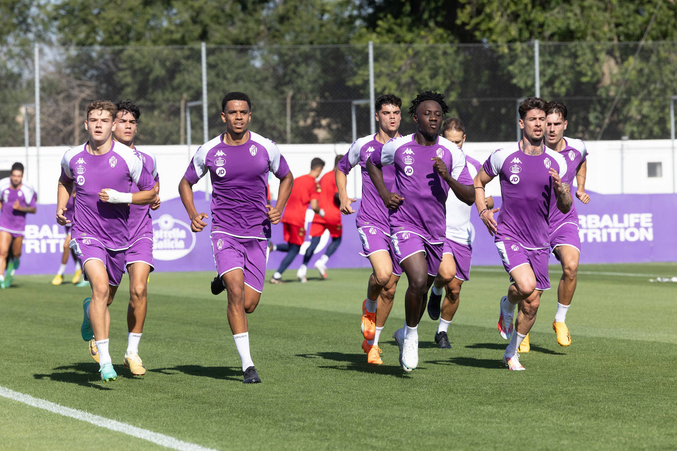 Primer entrenamiento de la pretemporada del Real Valladolid