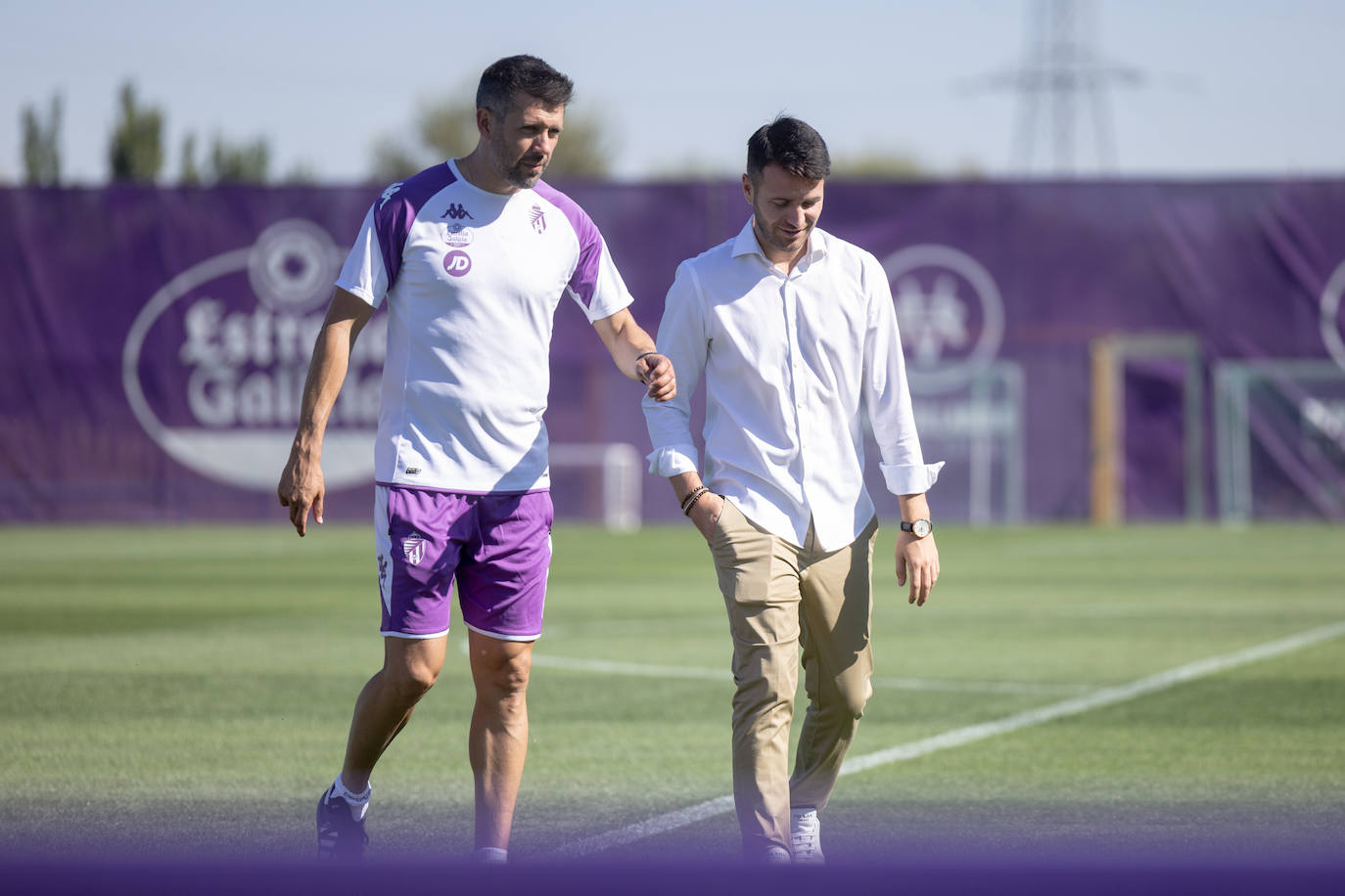 Primer entrenamiento de la pretemporada del Real Valladolid