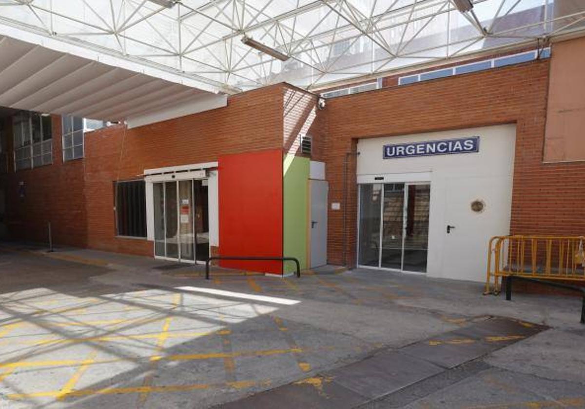 Accesos al servicio de Urgencias del Hospital de Palencia.