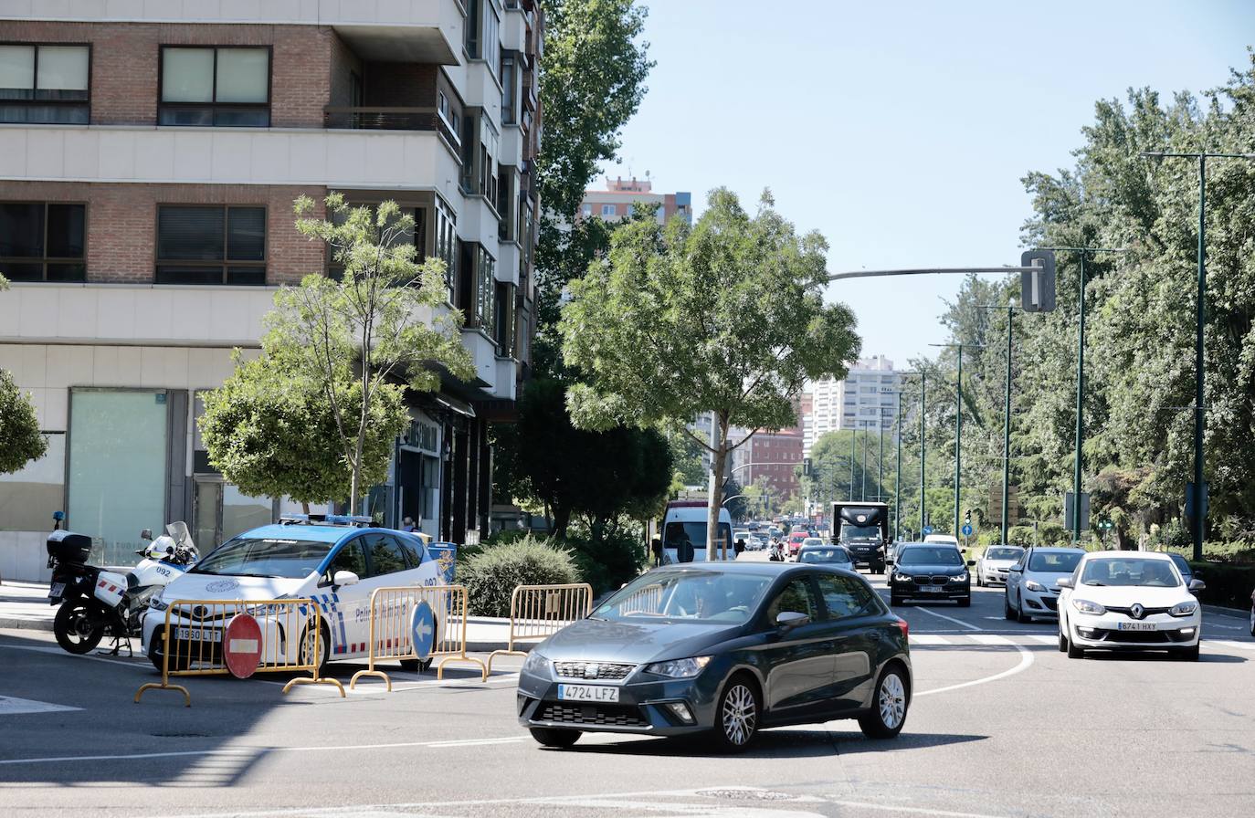 Varias calles cortadas debido a la Cumbre europea de ministros de Medio Ambiente y Energía