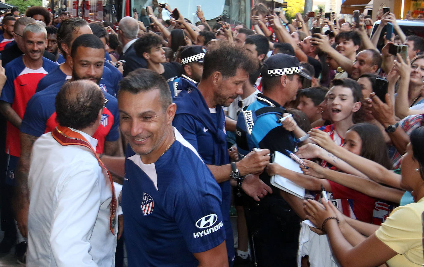 El Atlético de Madrid visita Segovia