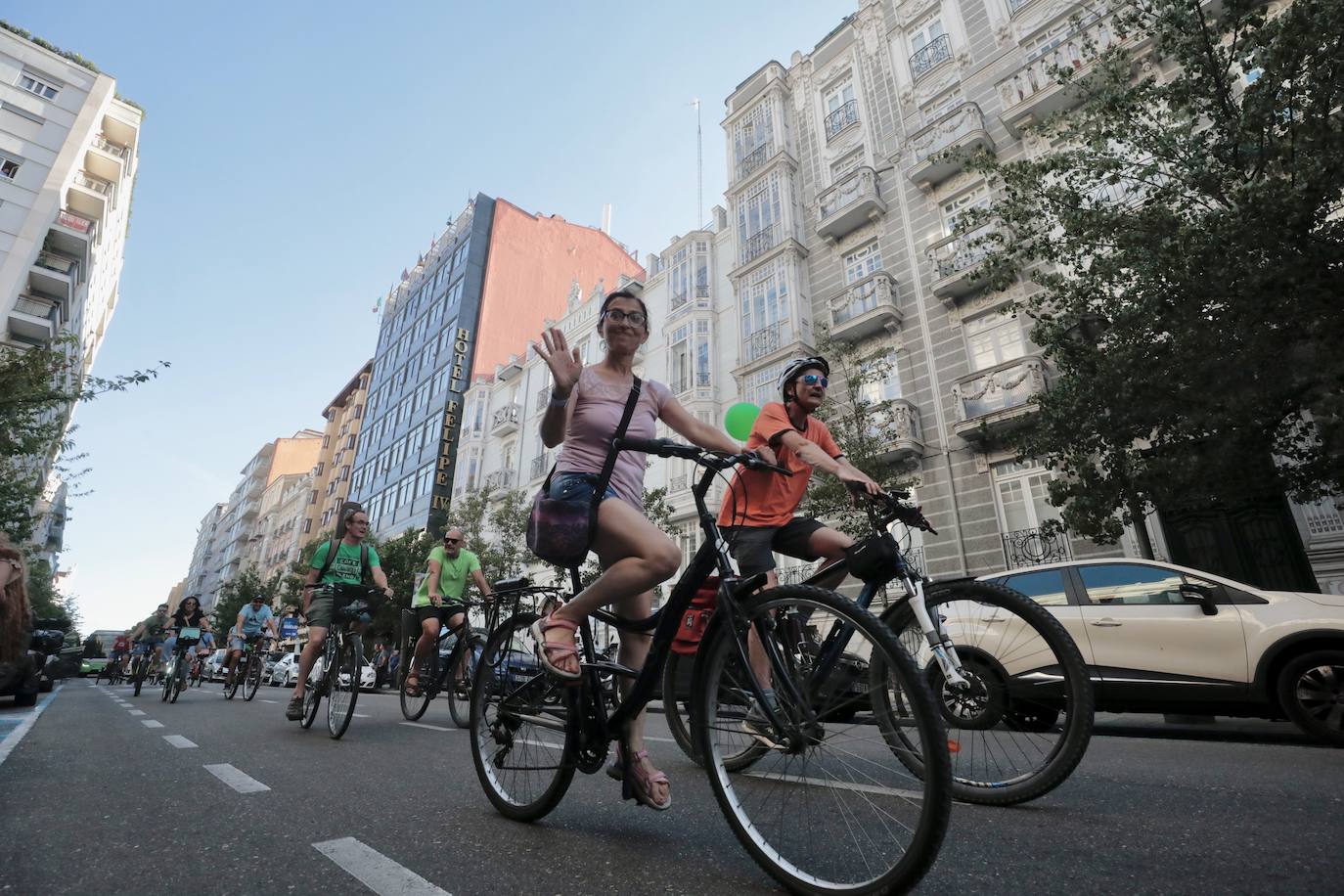 Bicifestación en Valladolid