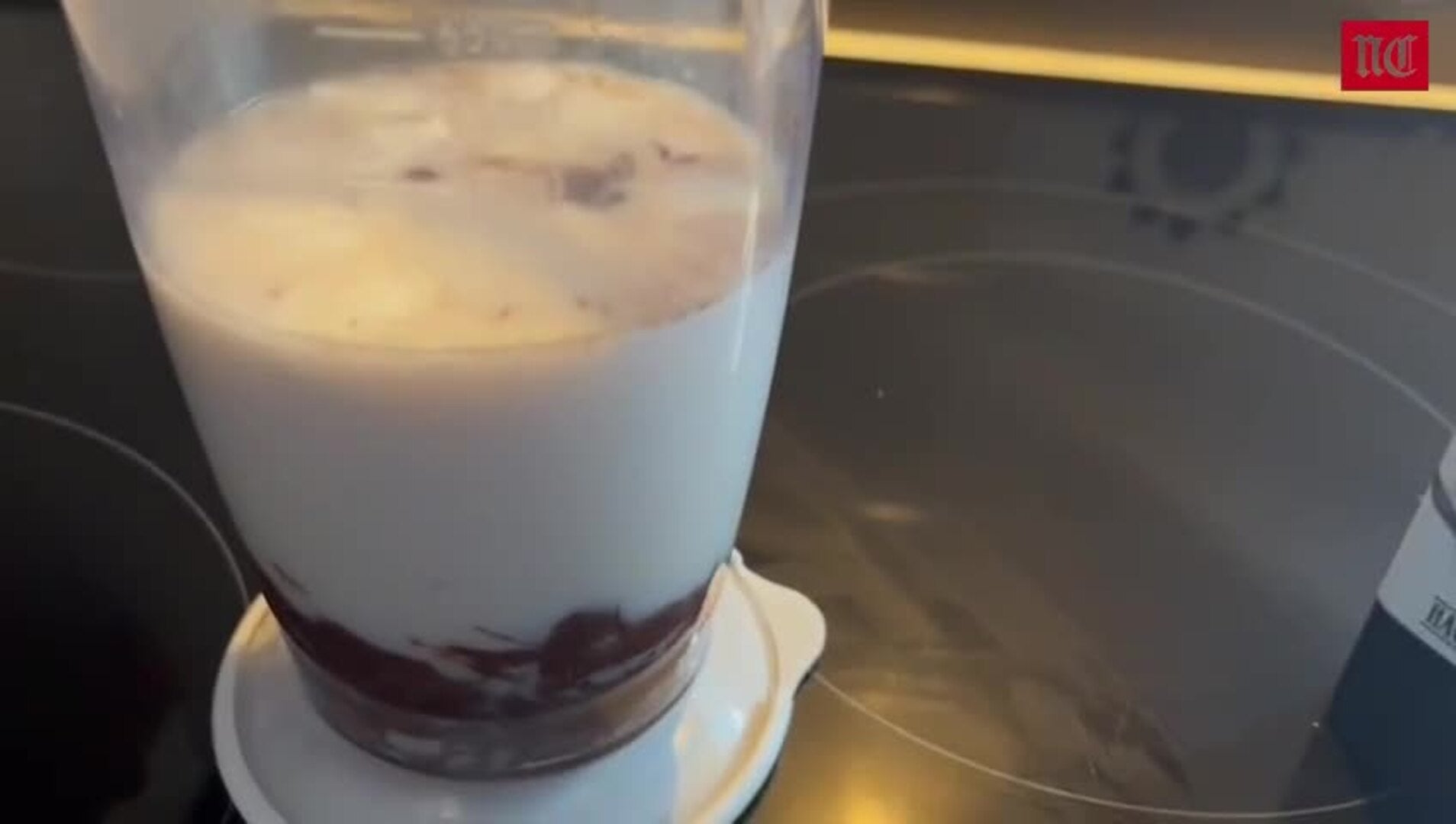 Receta para hacer un batido de 'nutella'