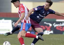 Álvaro García Merencio, durante el partido entre el Don Benito y la Segoviana.