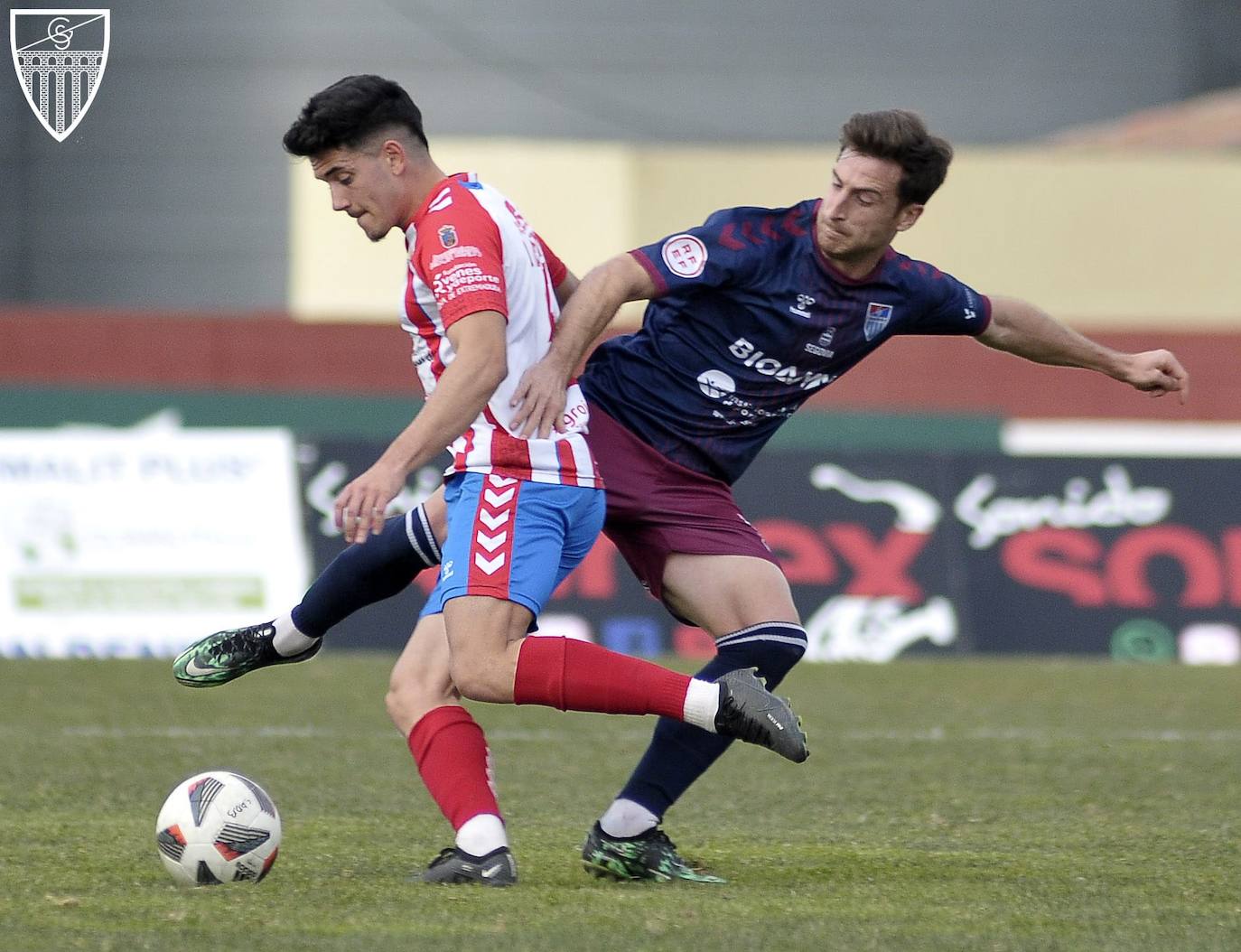 Álvaro García Merencio, durante el partido entre el Don Benito y la Segoviana.