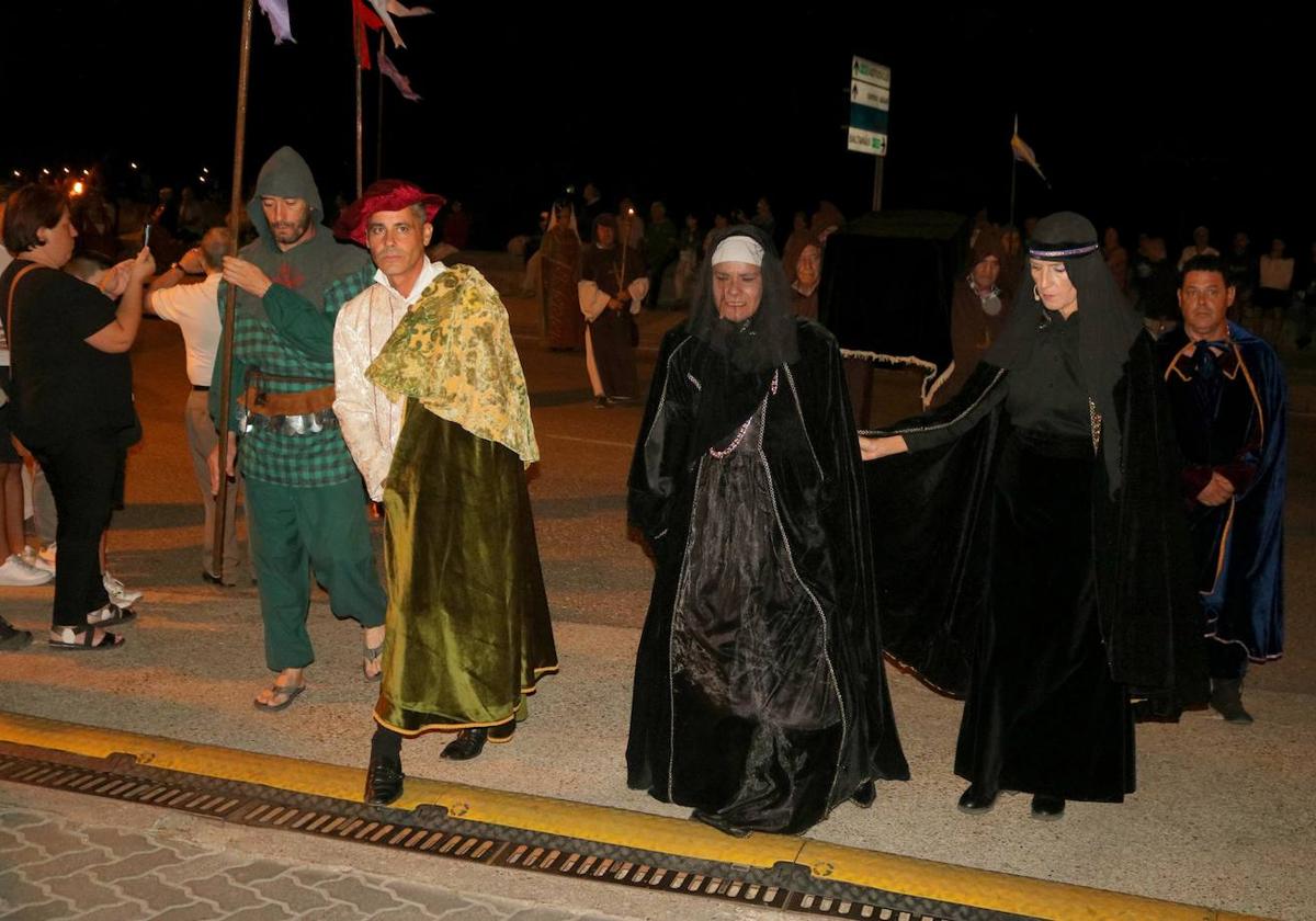 Cortejo fúnebre de Felipe El Hermoso en Torquemada.
