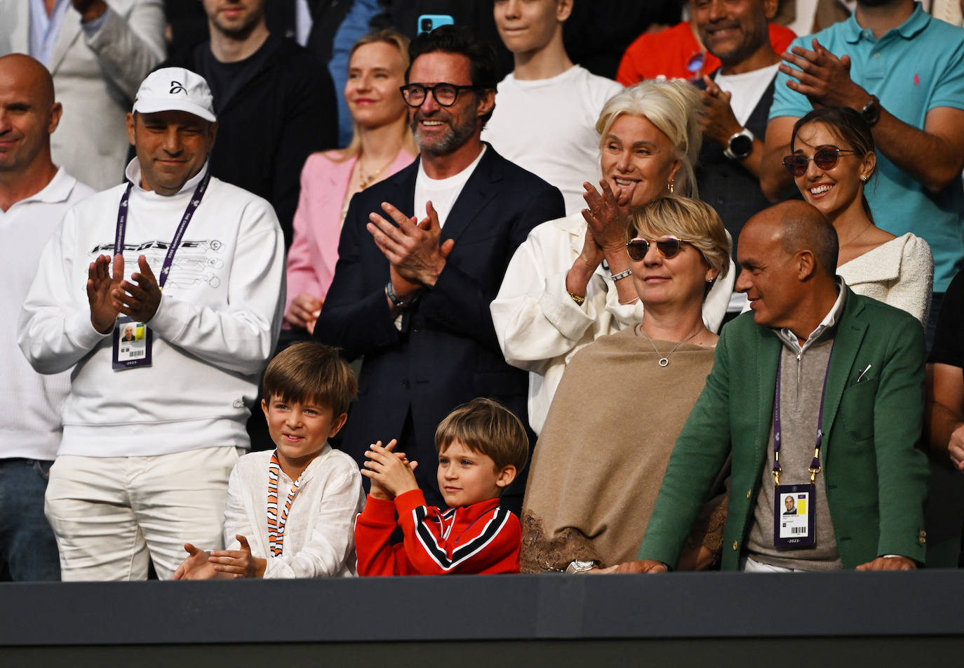 Famosos entre el público de la final de Wimbledon