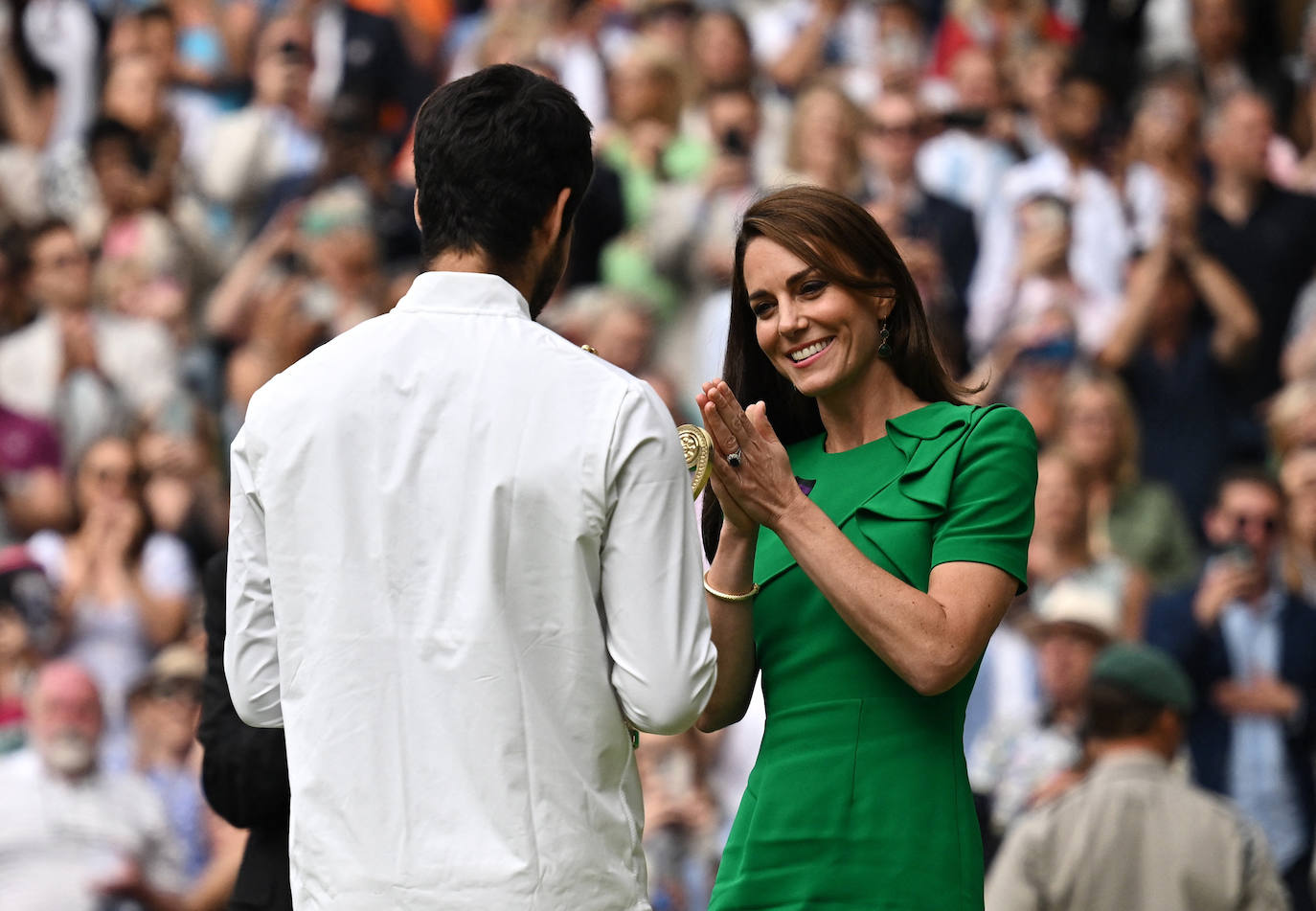 Famosos entre el público de la final de Wimbledon