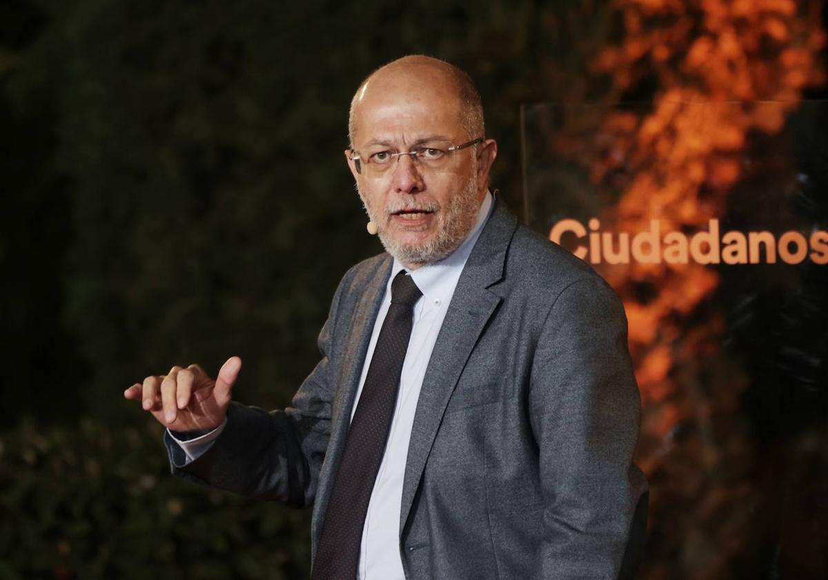 Francisco Igea en un acto de Ciudadanos.