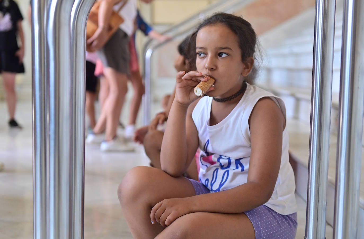 Recibimiento de niños saharauis en el Ayuntamiento de Valladolid, en imágenes