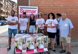 Izquierda Unida-Alternativa Tordesillas junto a las candidatas Rosana de Castro y Marta Martínez