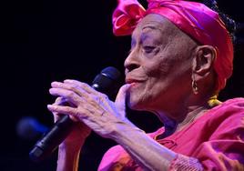 La cantante cubana Omara Portuondo en la última edición del Universijazz