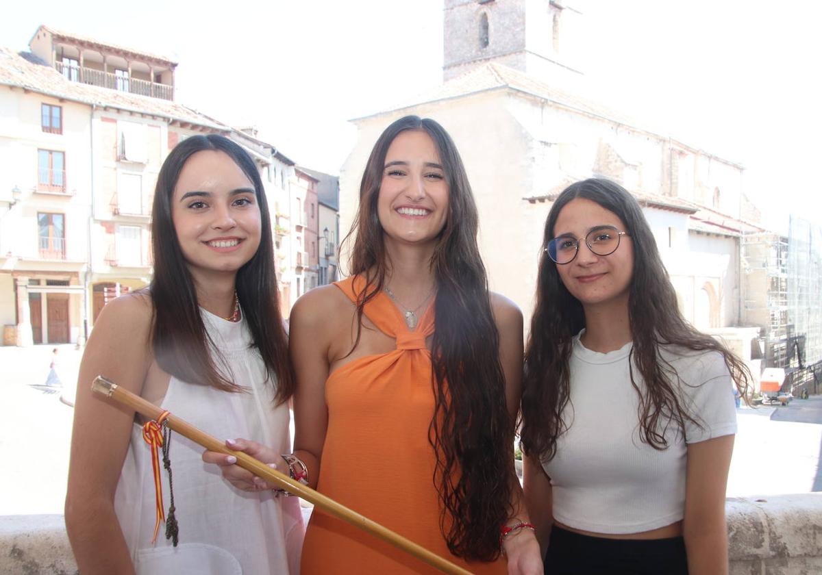 Corregidora y damas de las fiestas de Cuéllar de 2023.