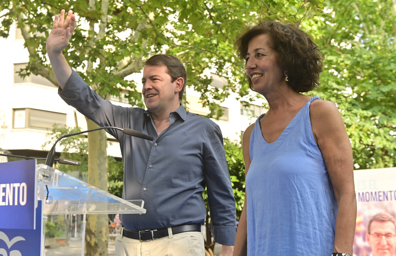 El final de campaña del PP en Valladolid