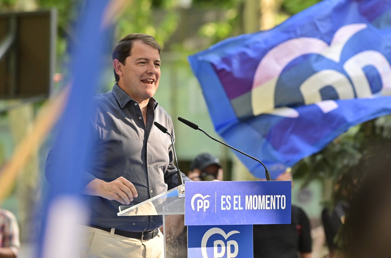 El final de campaña del PP en Valladolid