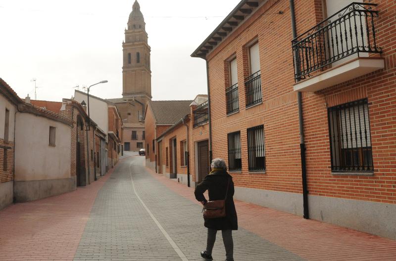 Imagen de archivo de una de las calles de Alaejos.