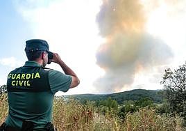 Incendio en Santa Colomba de Curueño.