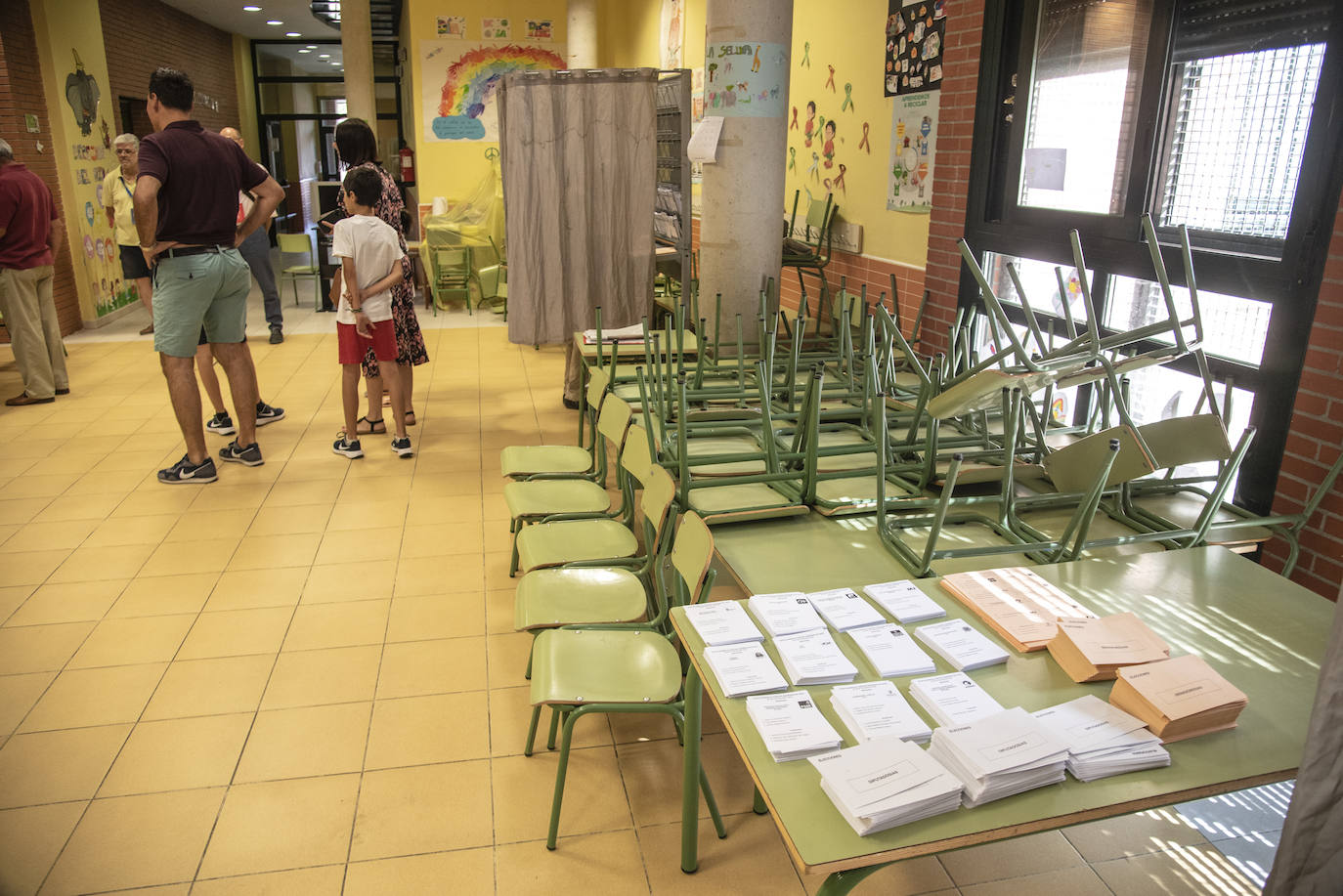 Mañana de votación en Segovia capital