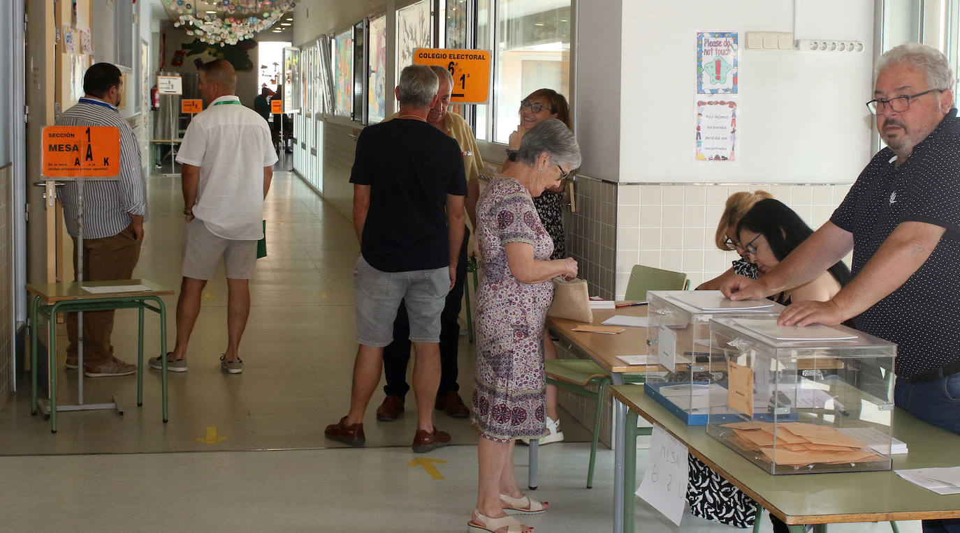 Mañana de votación en Segovia capital