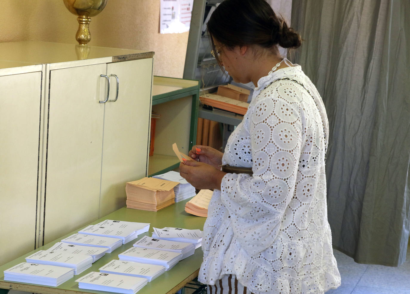 Mañana de votación en Segovia capital