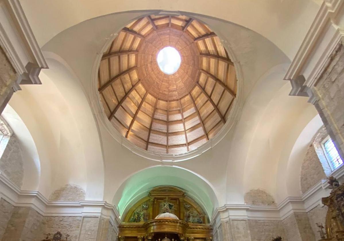 Nueva cúpula del santuario de Alconada.