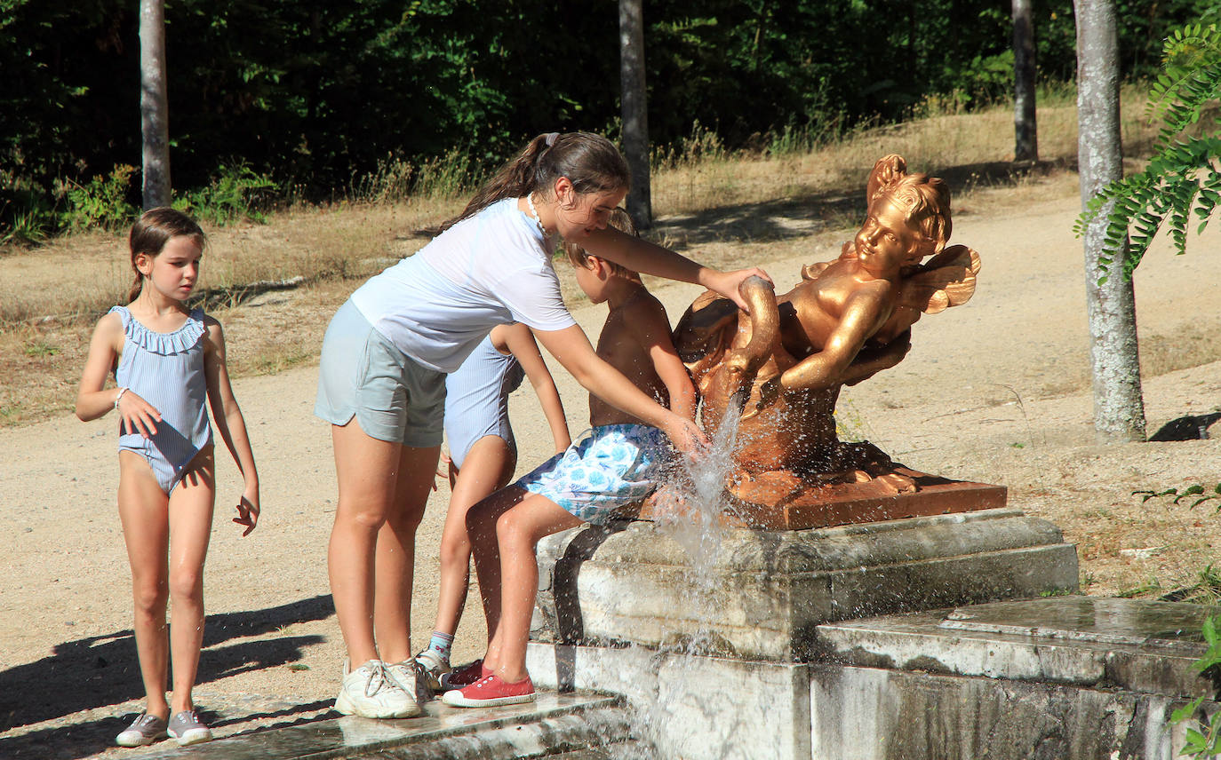 Espectáculo de las fuentes de La Granja