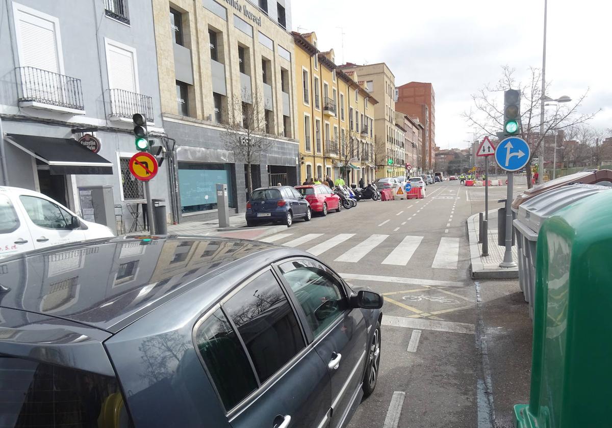 Calle Estación de Valladolid.